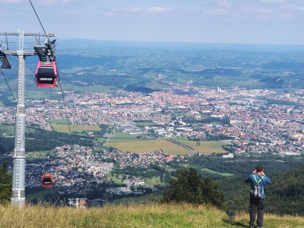 Pohorje Hills Cable Car Maribor Cityscape