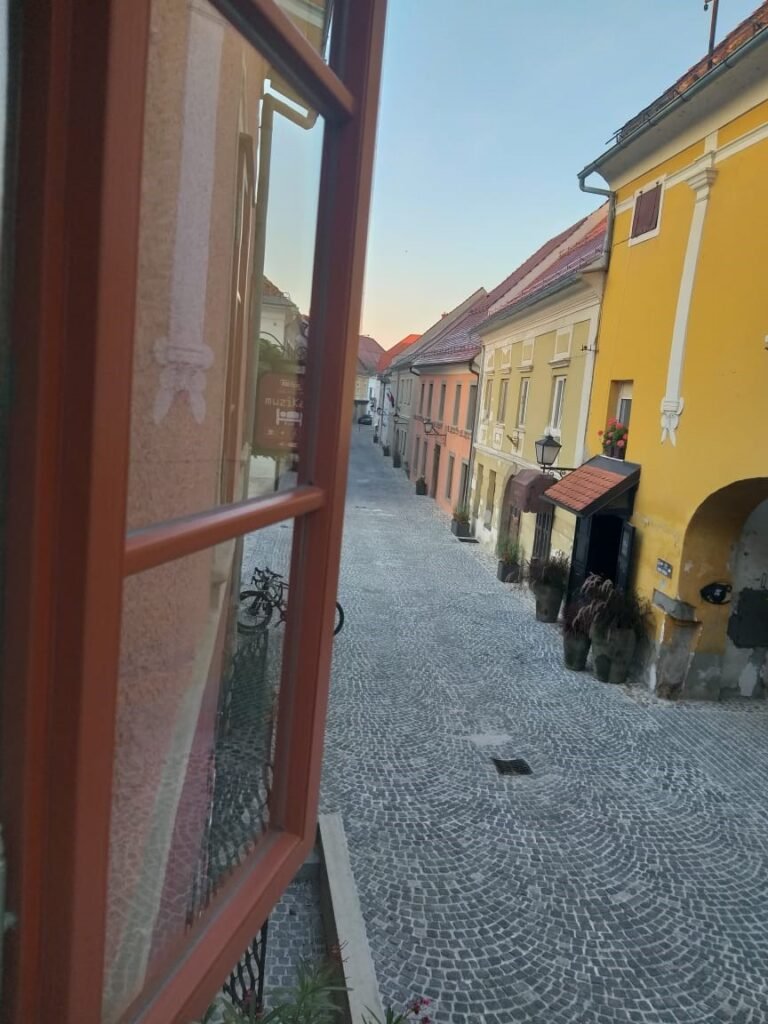 Quaint Cobblestone Streets Old Medieval town Ptuj