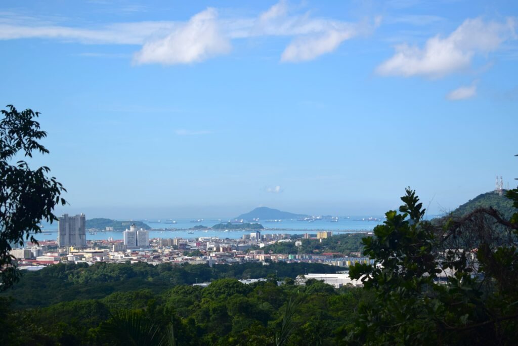 Panama City canal view from Metropolitan Park