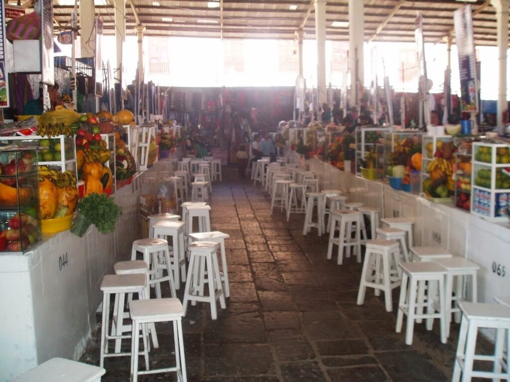 Local Market in Cusco. Uncrowded and cheap