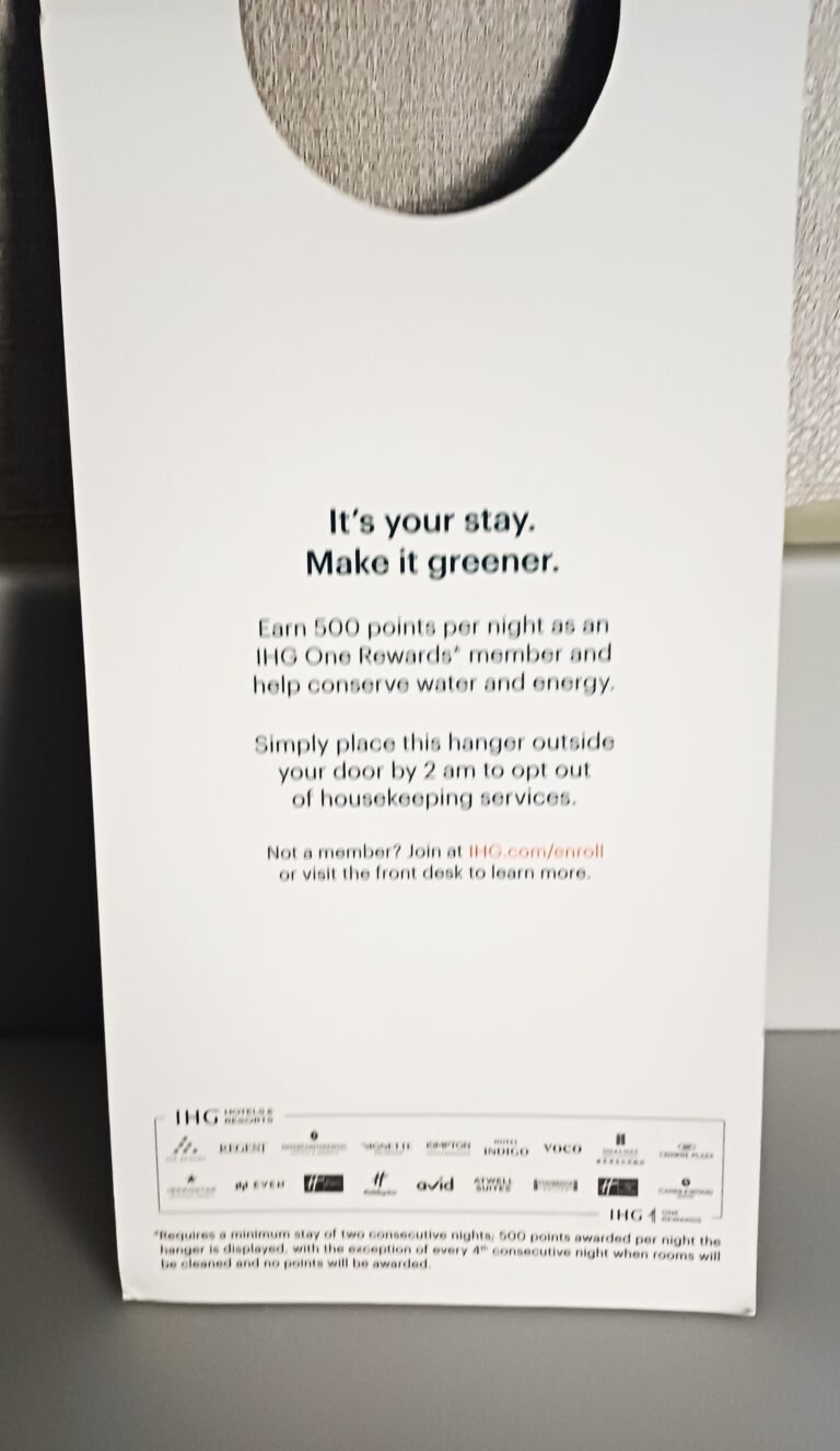 hotel incentive idea