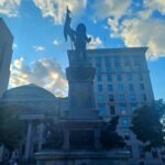 Statue Silhouette in Montreal